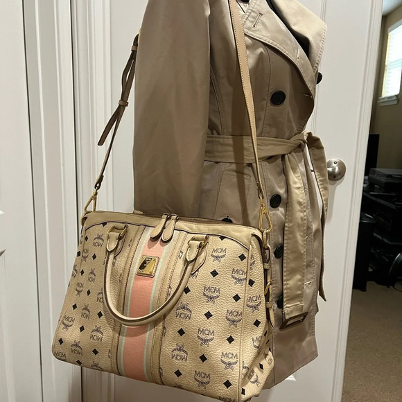 MCM Top-Zip Visetos 2-Way Bag - Picture 16 of 16